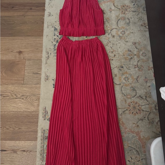 Banana Republic Red Two-Piece Dress - Picture 1 of 1